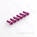 Hot Sales anodized 7075 aluminum round head screws